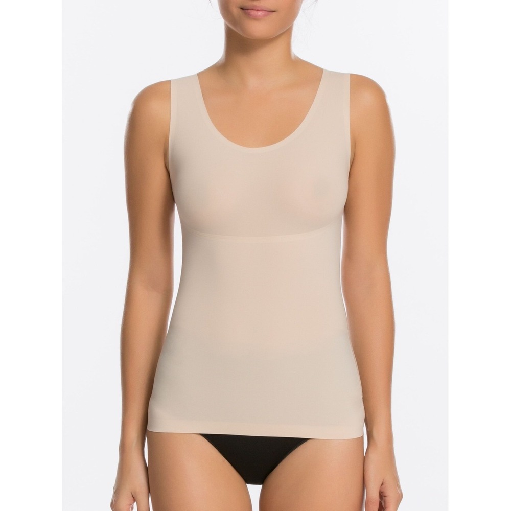 Spanx Tank Thinstincts Targeted Compression Nude Womens 1X